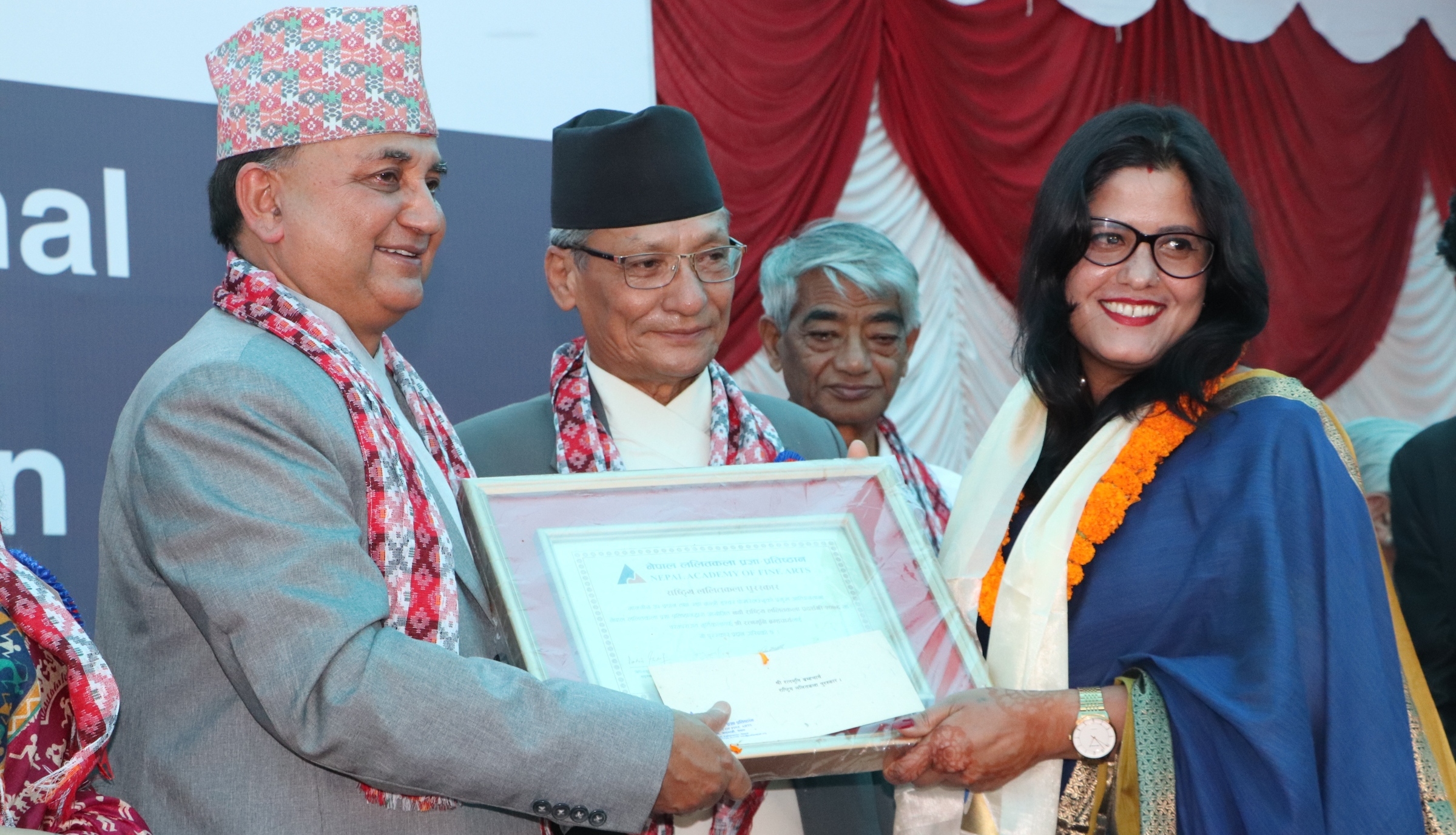 Receiving National Award